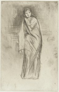 El modelo descansando, 1870 de James Abbott McNeill Whistler